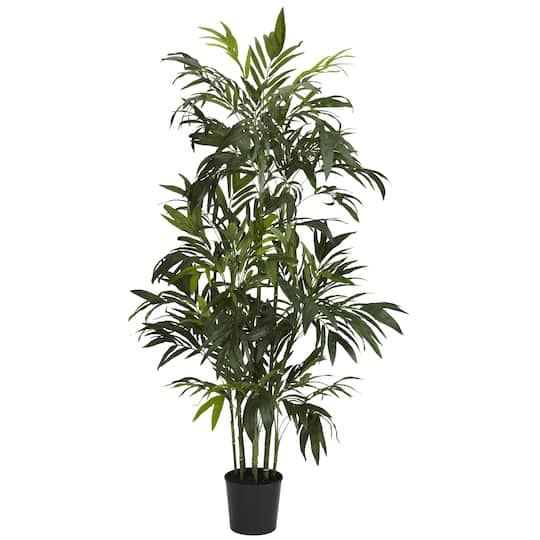 Michaels, 6ft. Potted Bamboo Palm Silk Tree – Category: Trees & Floor Plants